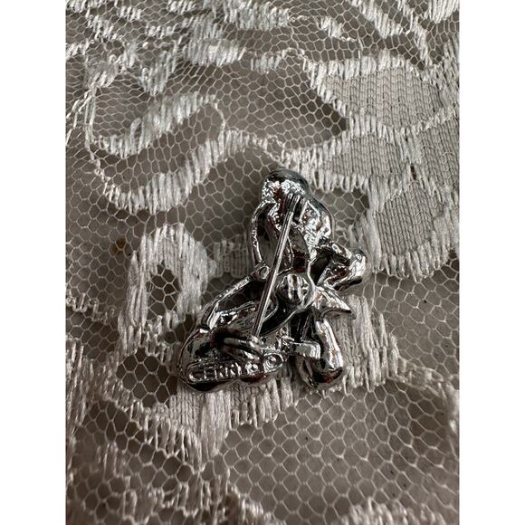 Vintage Gerry's Silver Tone Butterfly Pin Brooch Nature Insect - Picture 4 of 4